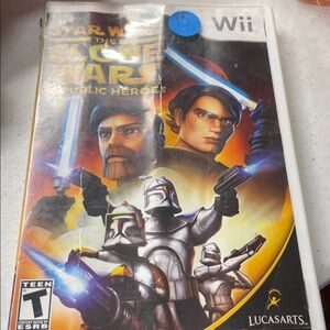 Nintendo Wii Star Wars The Clone Wars Republic Heroes
